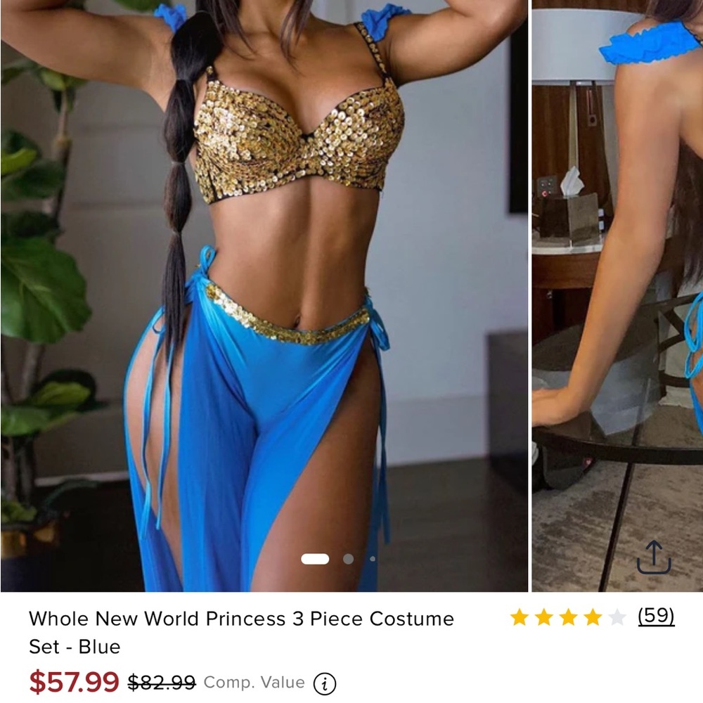 Princess Jasmine Costume fashion nova